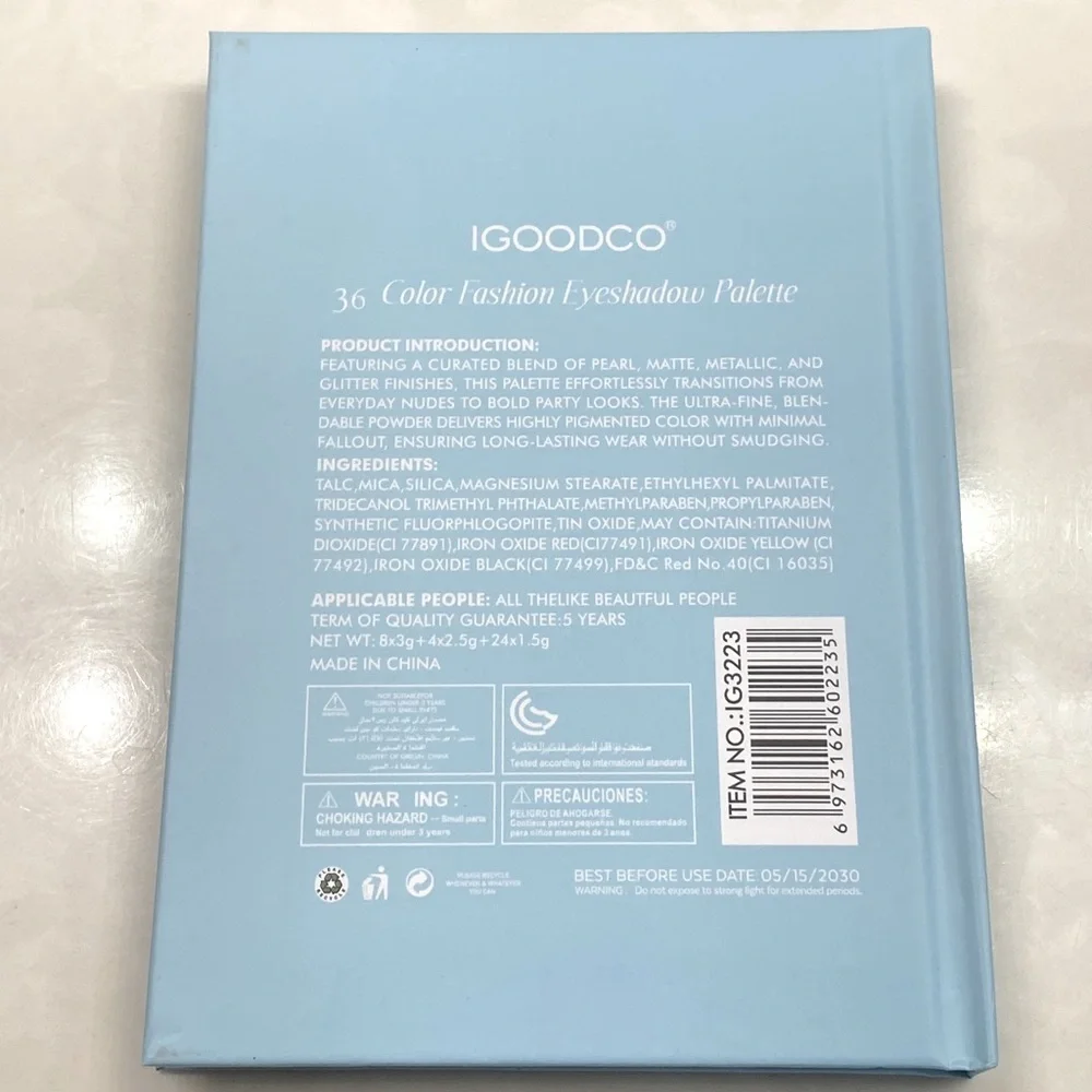 Igoodco Face & Eyeshadow Makeup Pallet, New‎
